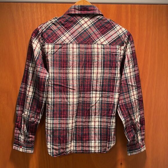 Vintage 70’s Flannel Button-Up w/Cute Extra Pockets! - Picture 6 of 6